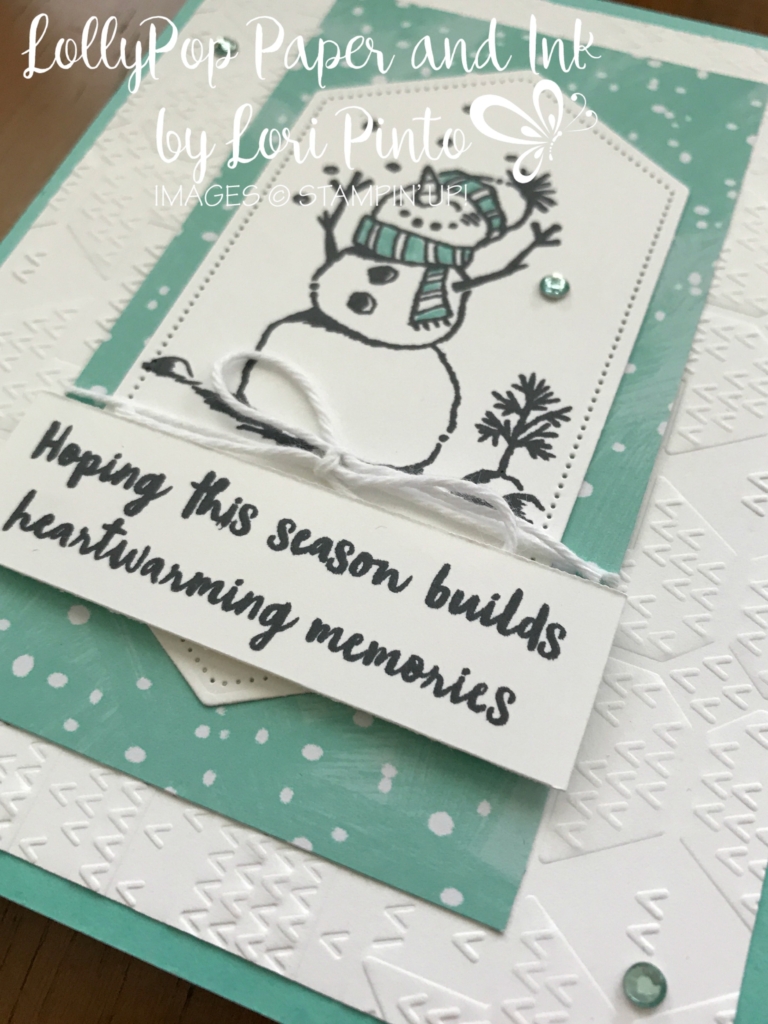 stampin up let it snow