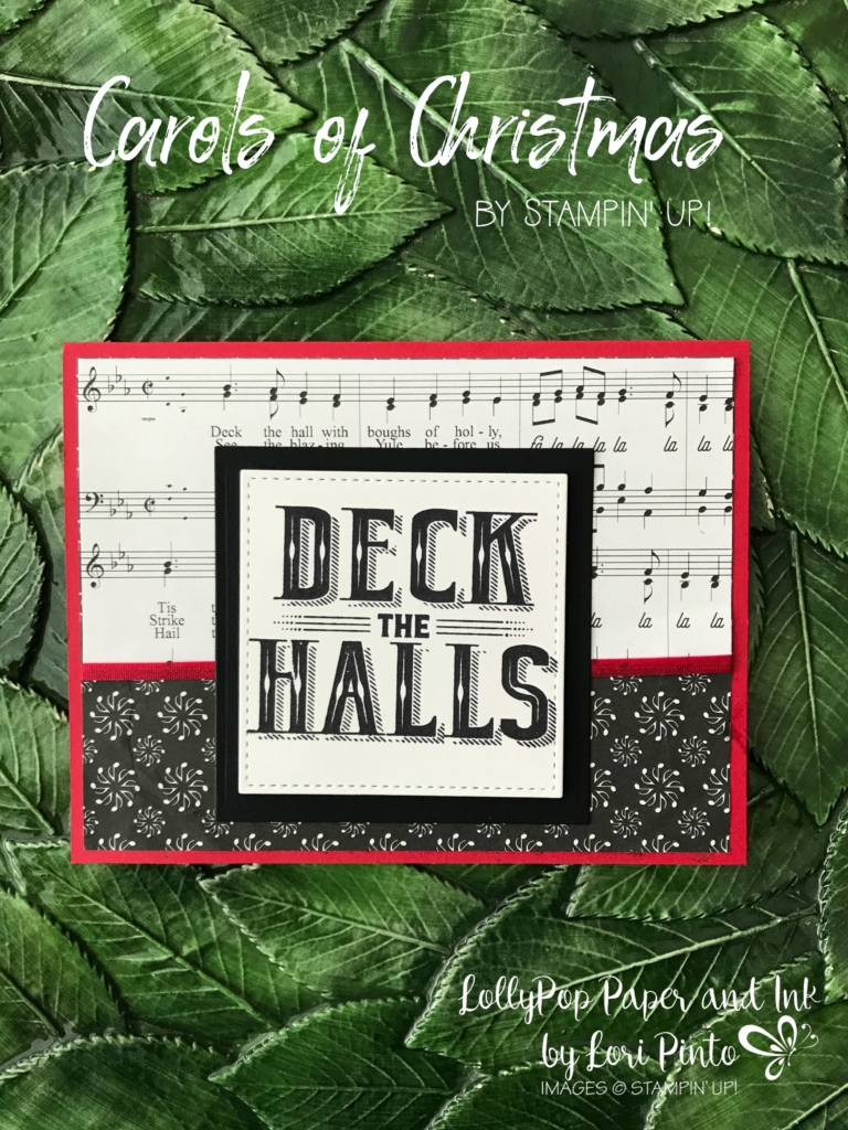 Deck The Halls With Carols of Christmas - LollyPop Paper and Ink