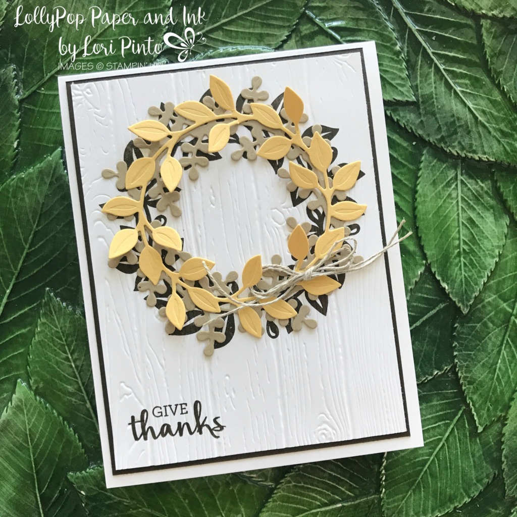 Arrange A Wreath & Give Thanks - LollyPop Paper and Ink