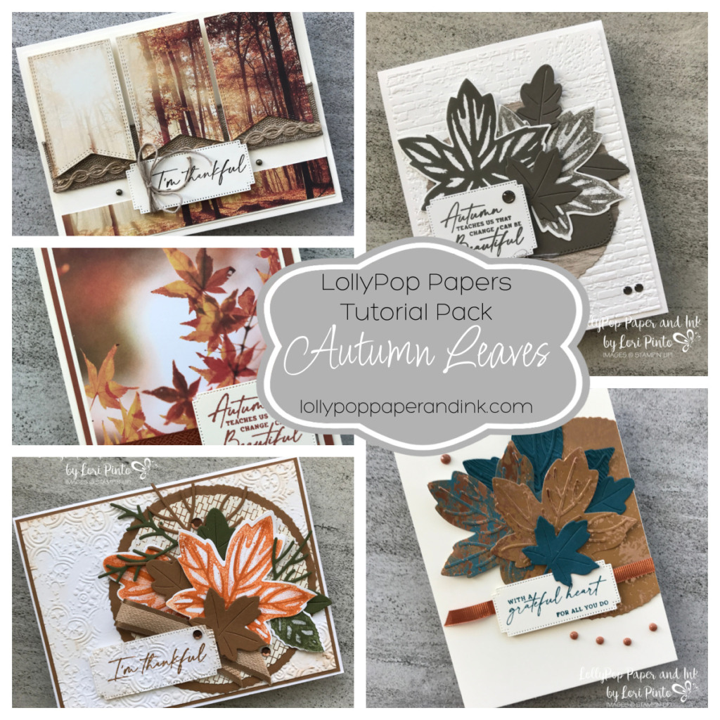 Autumn Leaves Tutorial Pack - LollyPop Paper and Ink